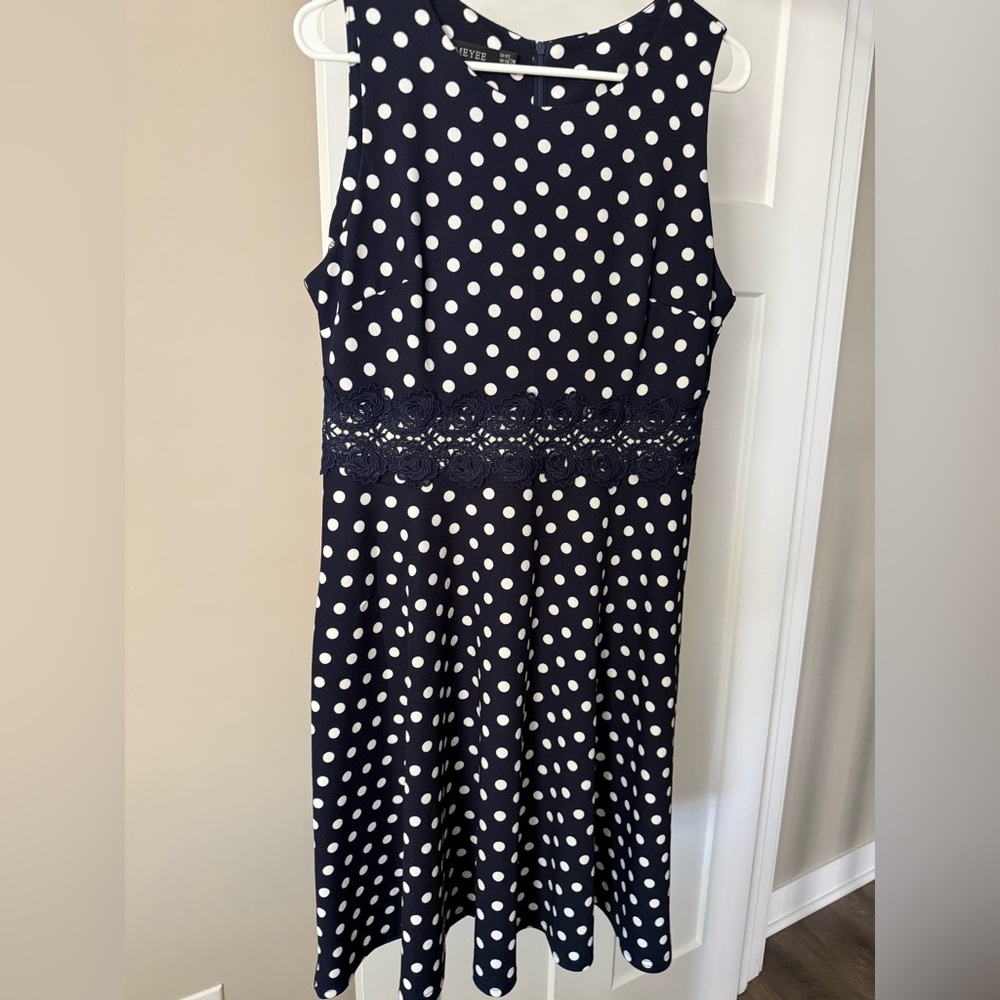 Polka Dot Midi Dress